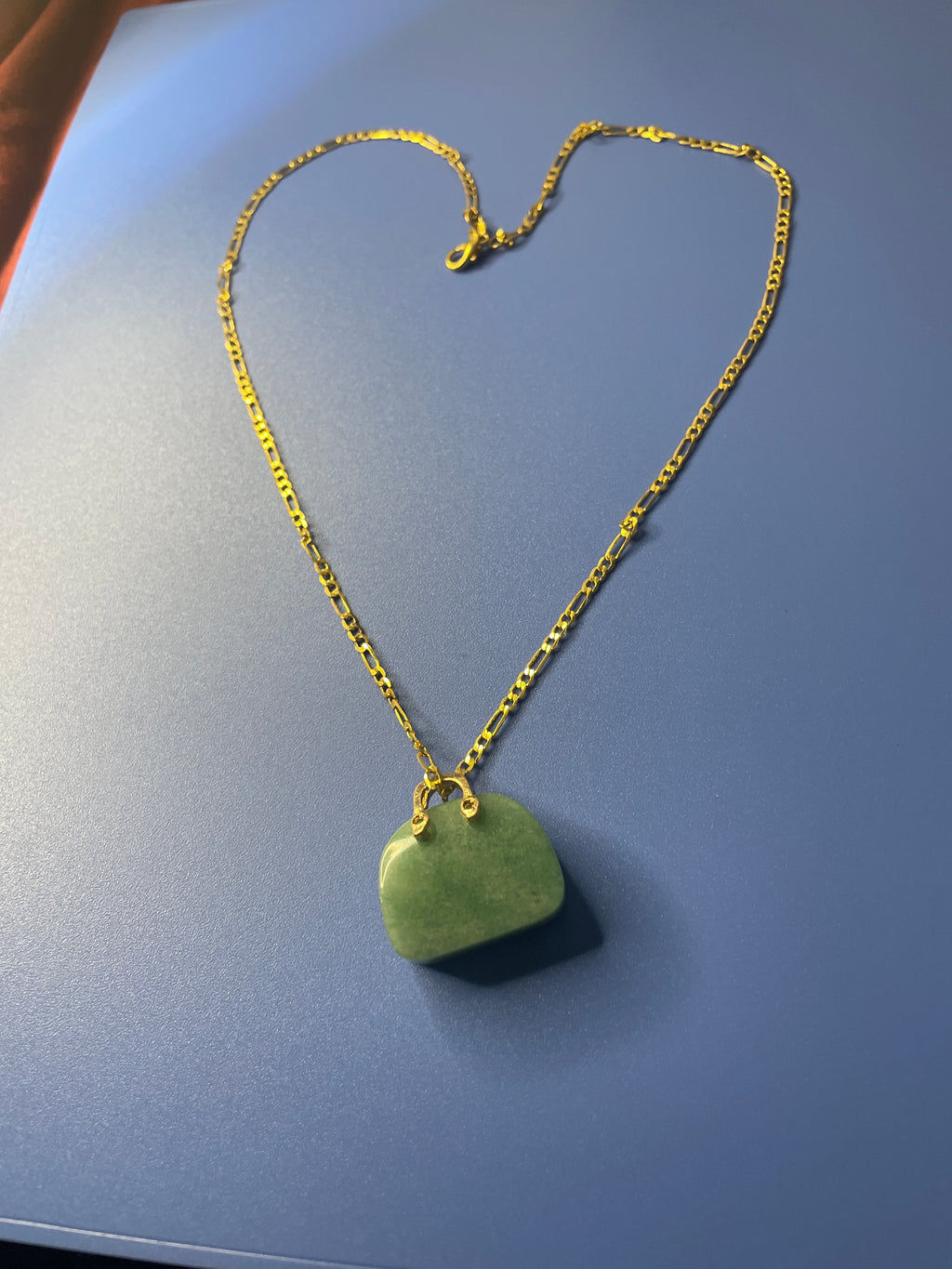 Jade Stone Purse Necklace