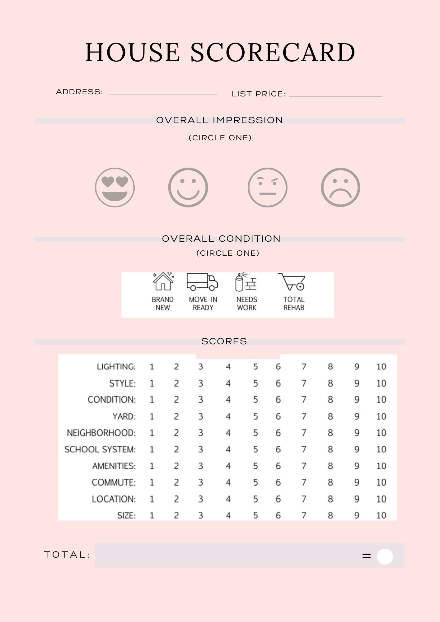 Home Buying Planner | Ultimate First-Time Home Buyer Workbook | House Hunting &amp; Mortgage Planner | Printable PDF