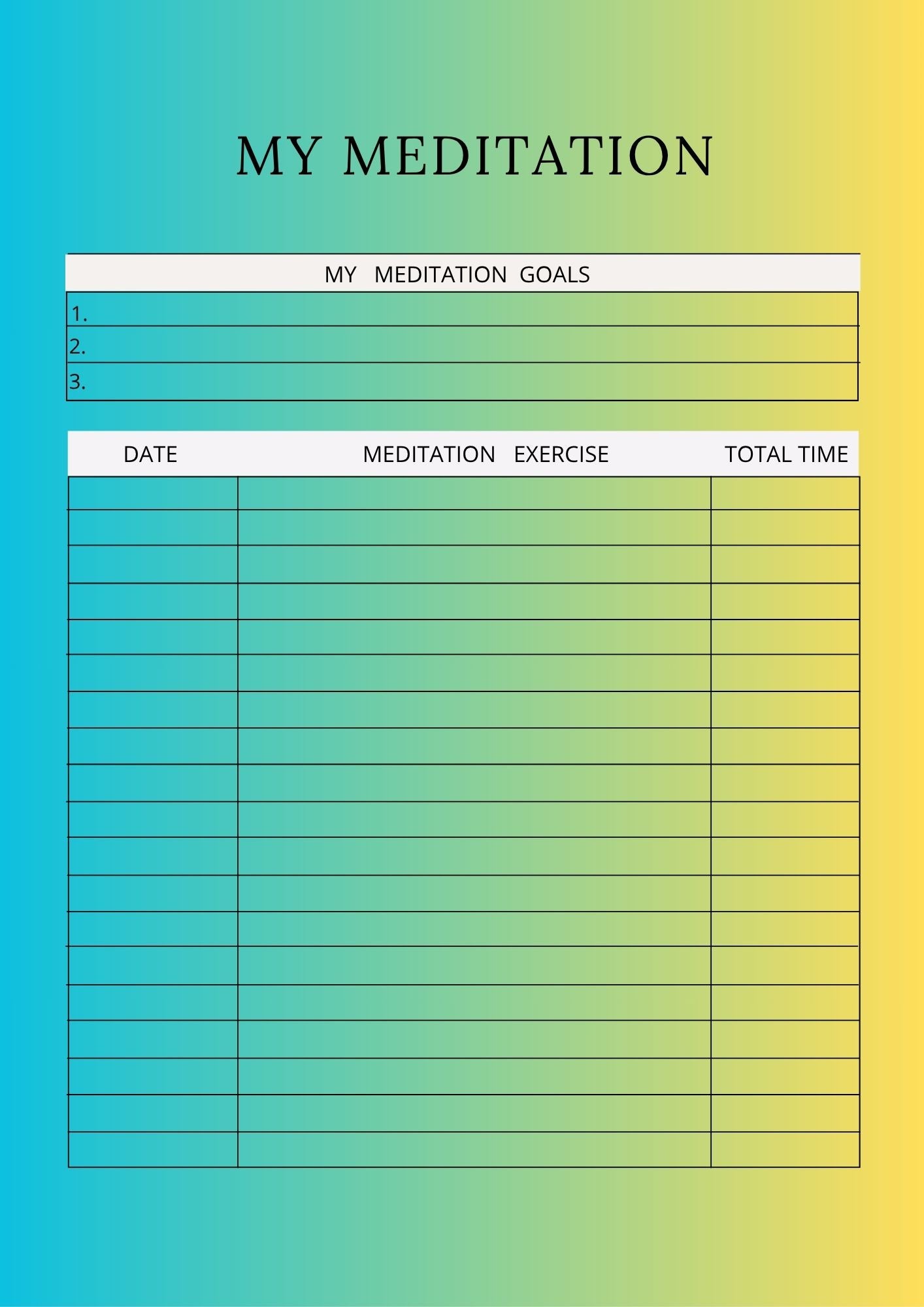 Personal Growth Planner