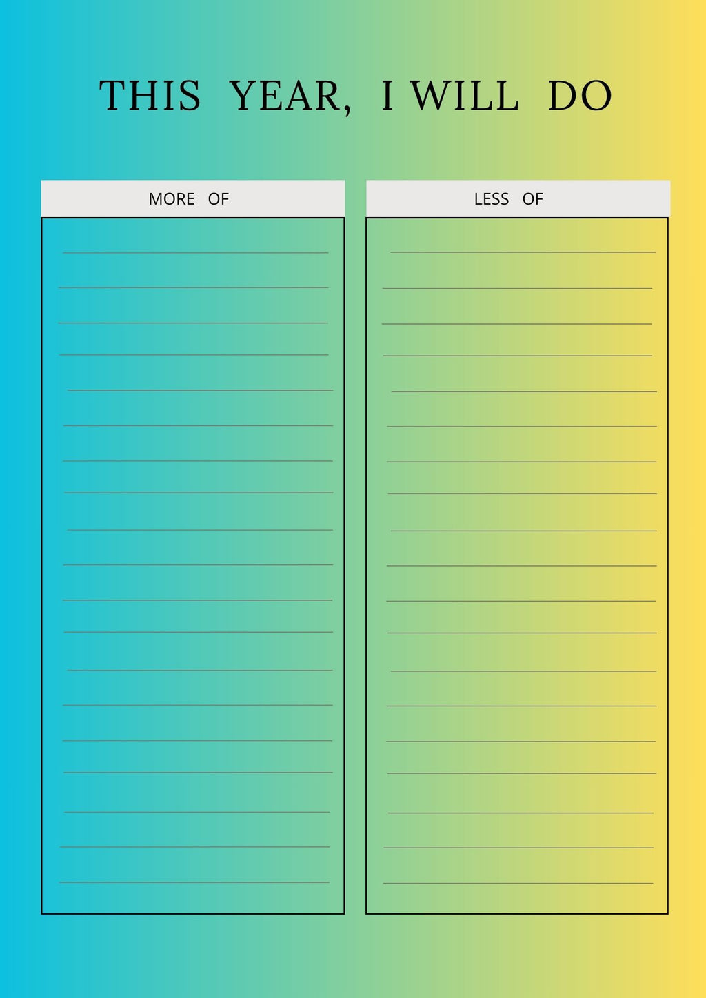 Personal Growth Planner
