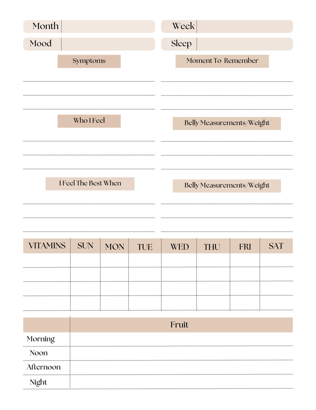 PREGNANCY JOURNAL