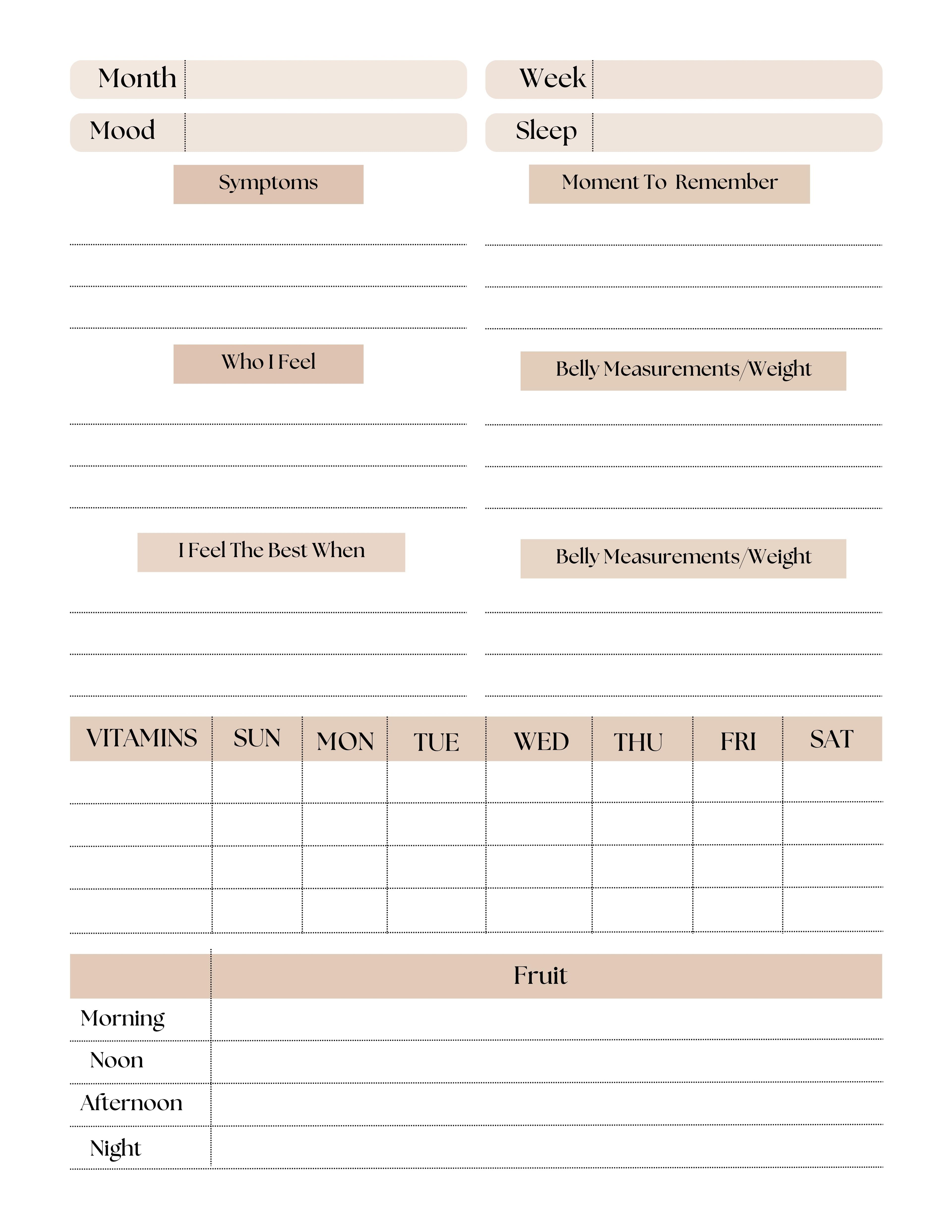 PREGNANCY JOURNAL