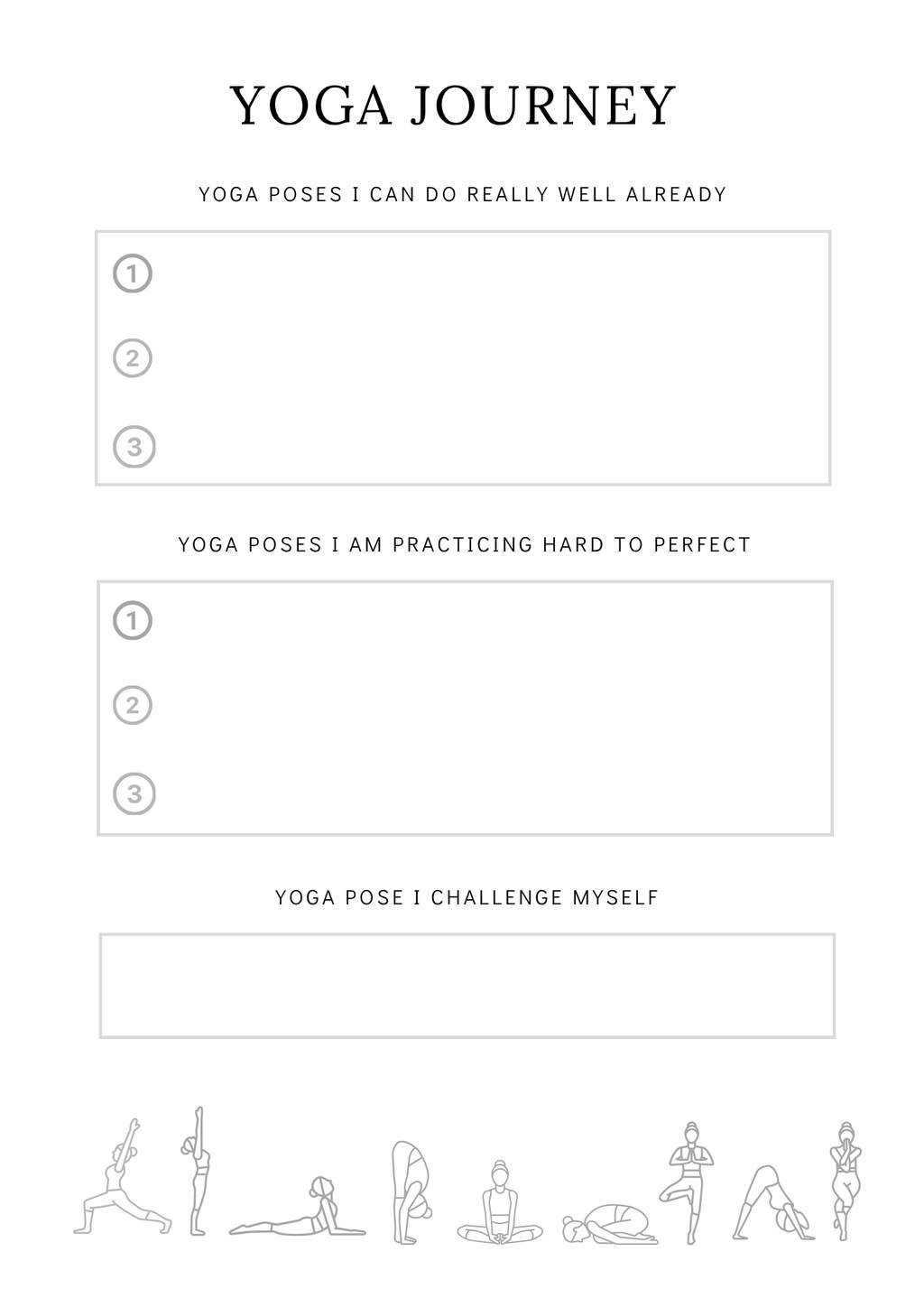 Digital Yoga & Wellness Journal