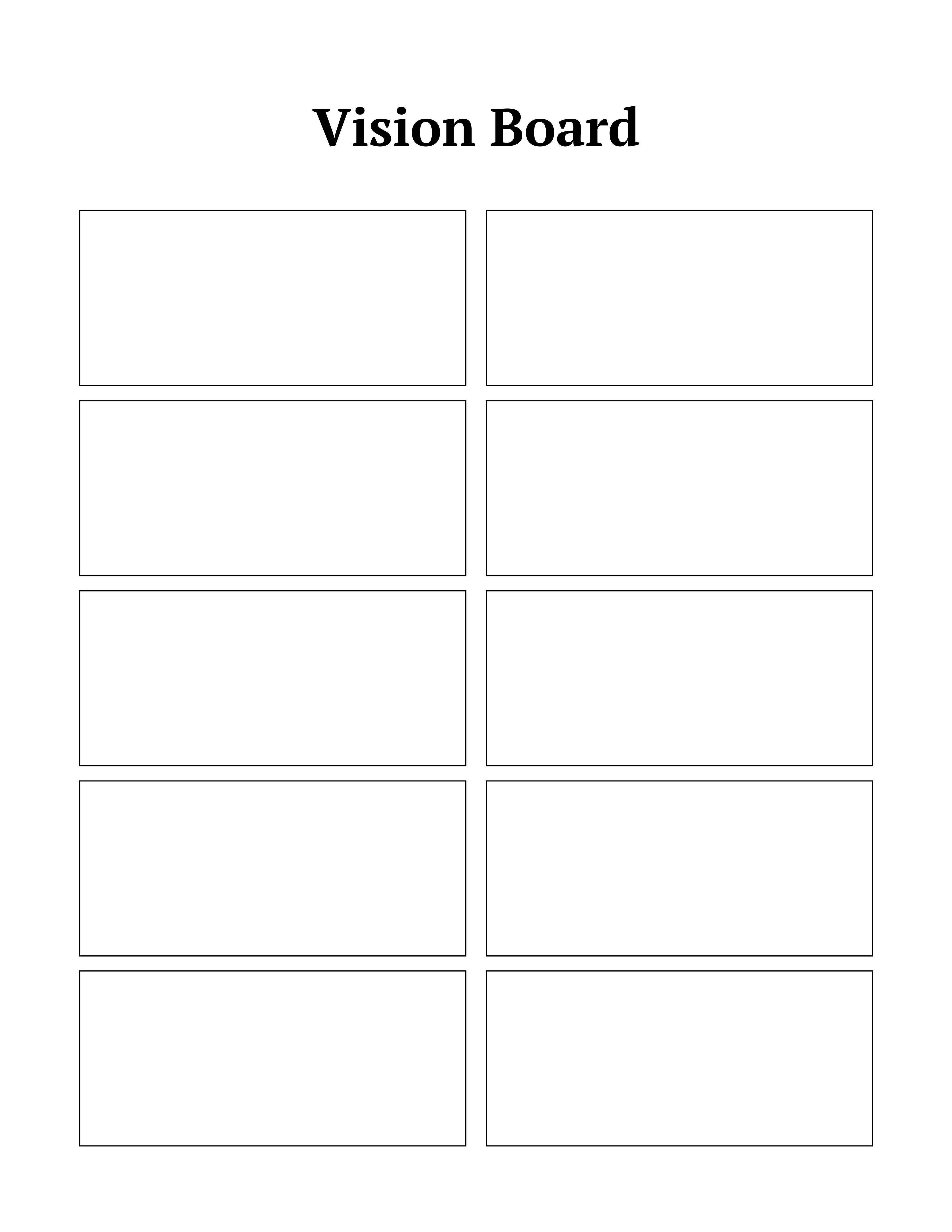 VISION BOARD PLANNER