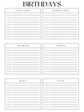 Notebook Templates