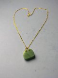Jade Stone Purse Necklace
