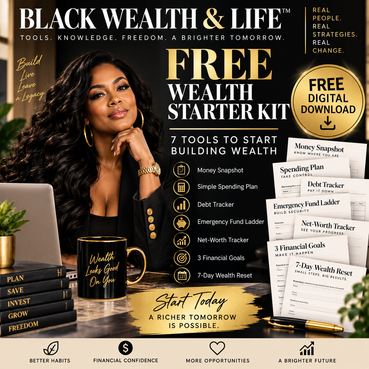 FREE BLACK WEALTH & LIFE™ Wealth Starter Kit