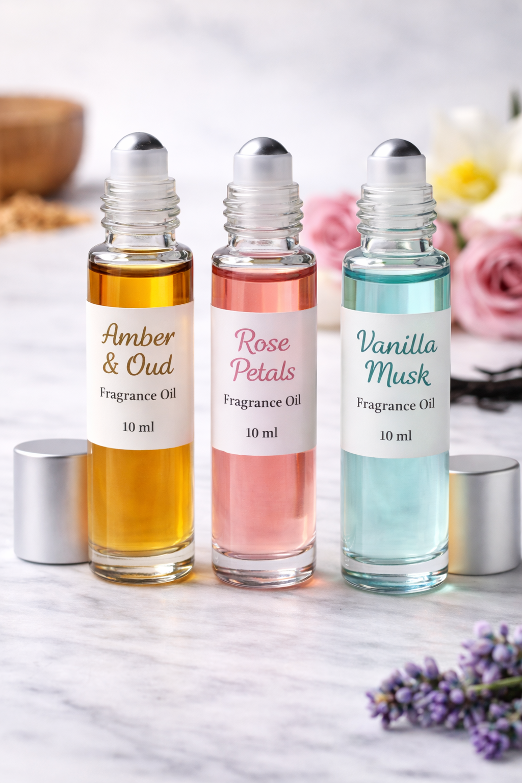 Women's Designer Type Fragrance Alcohol-Free Perfume Body Oil Roll-on 100% Natural and Uncut!