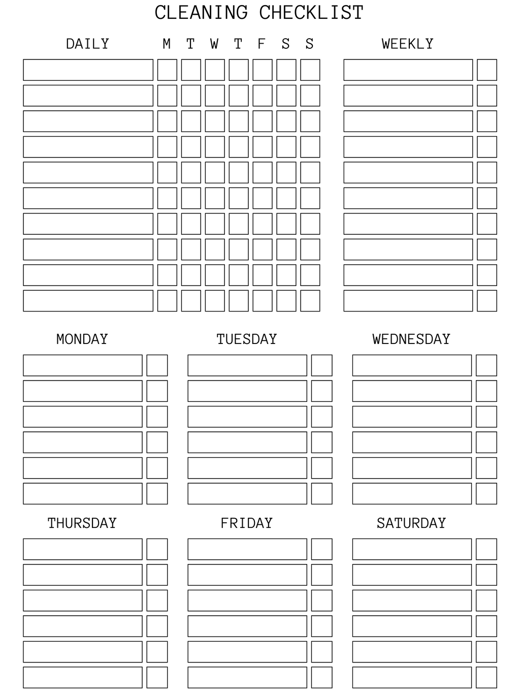 Notebook Templates