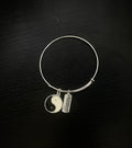 Yin Ylang Warrior Silver Tone Bracelet