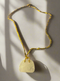 White Stone Quartz Necklace