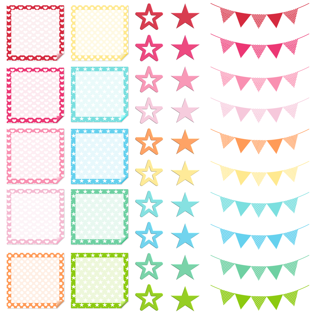 Colorful Digital planner Stickers