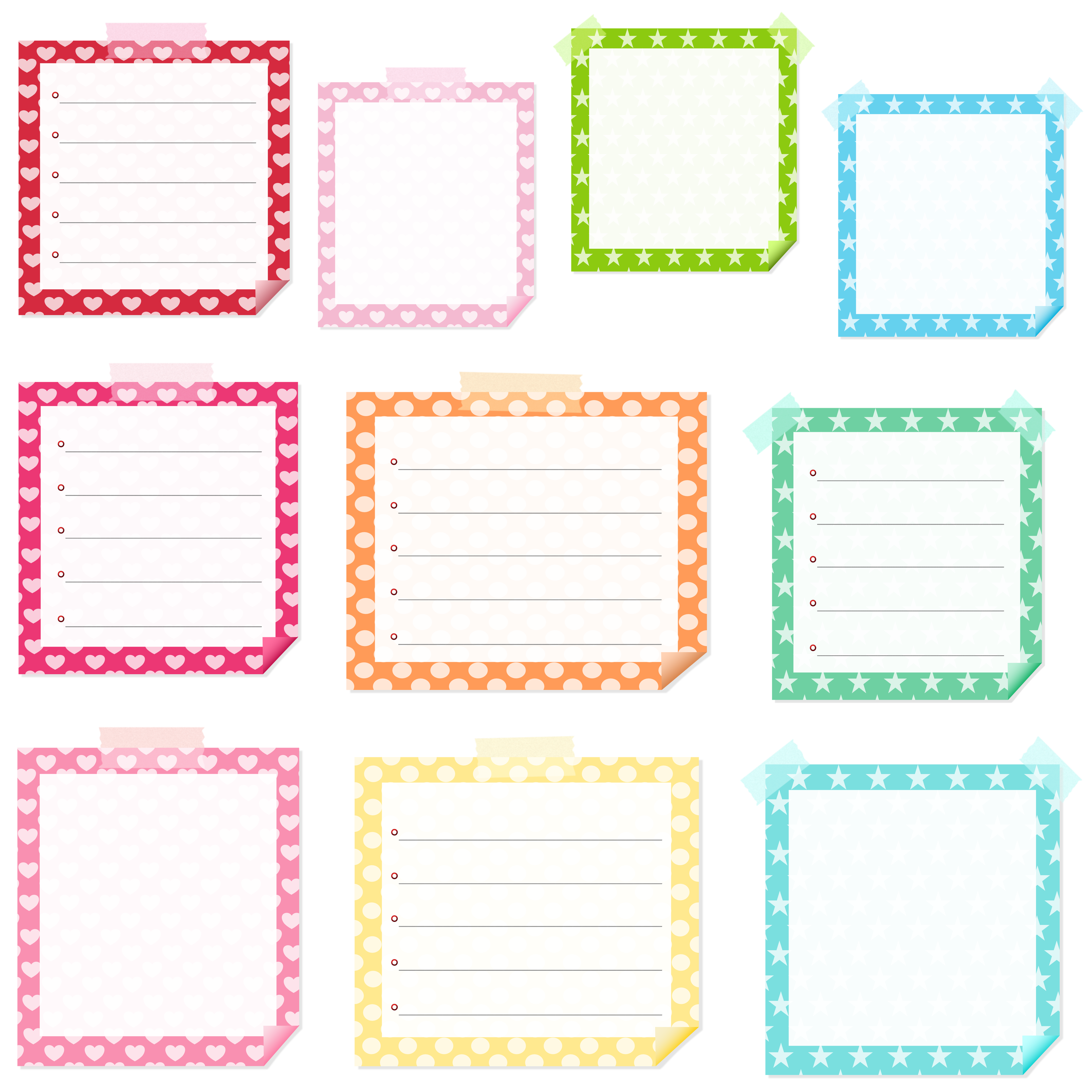 Colorful Digital planner Stickers
