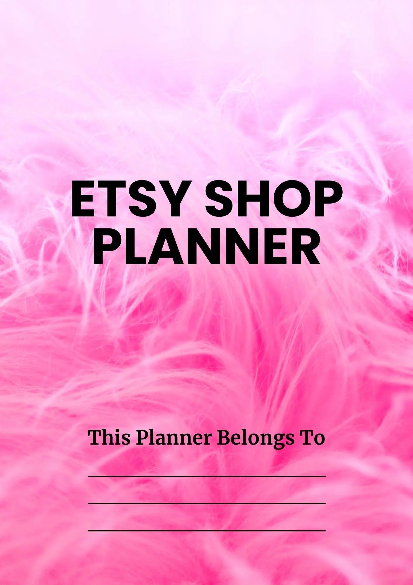 ETSY SHOP PLANNER