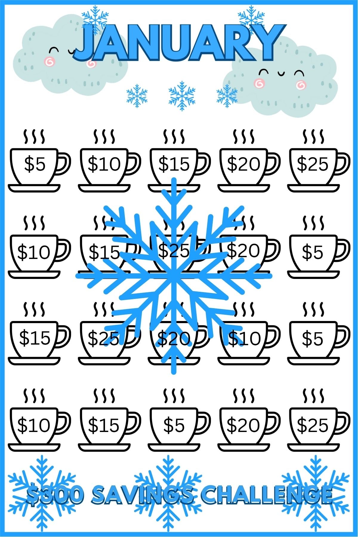 MONTHLY THEMED SAVINGS CHALLENGE