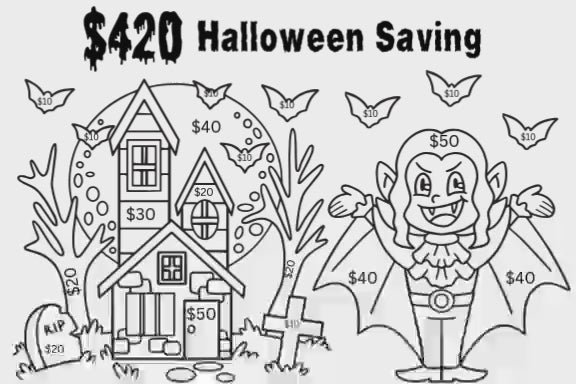 Colorful Monthly Savings