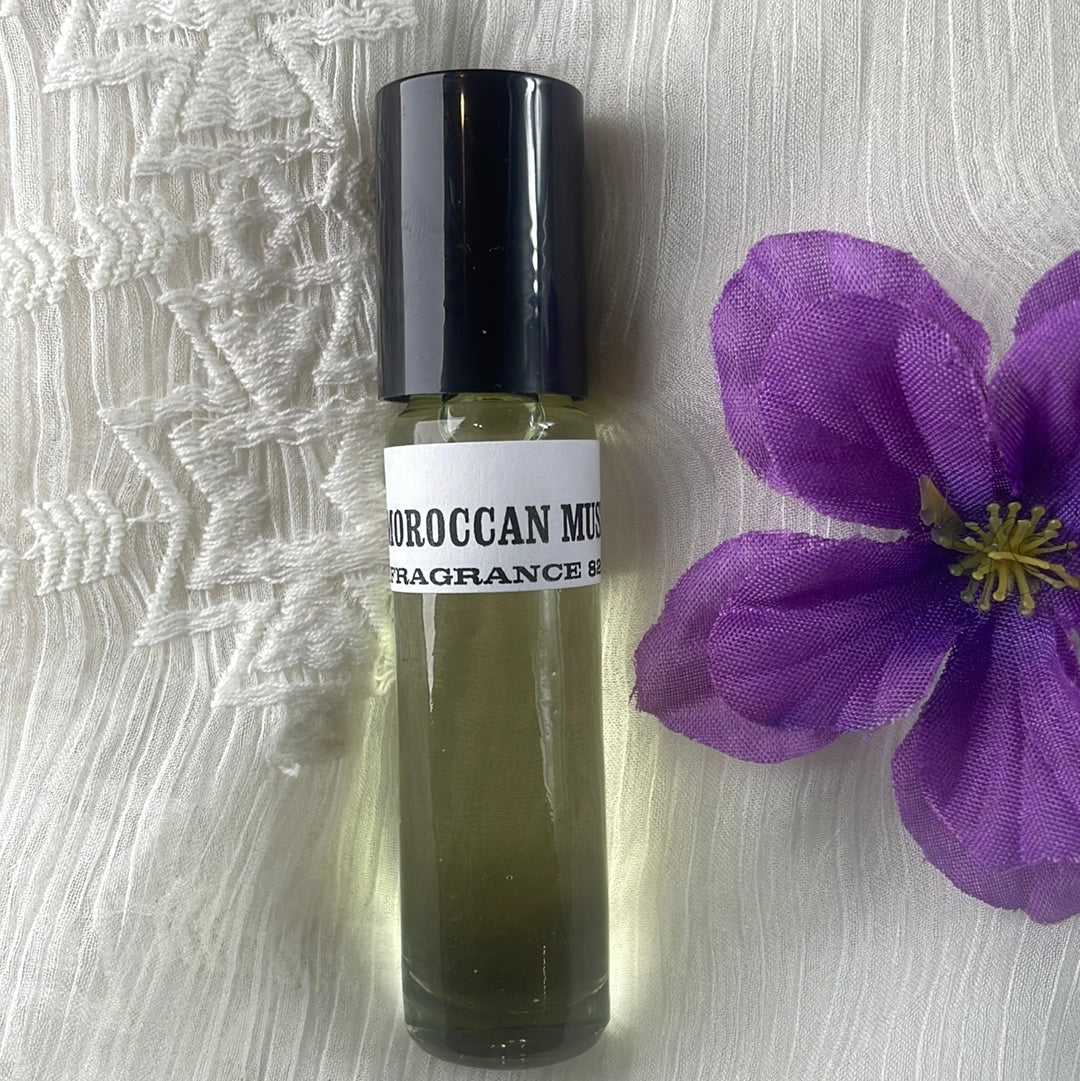 MOROCCAN MUSK SCENTED ROLL- ON FRAGRANCE  100% Natural and Uncut!