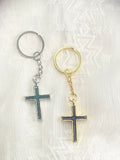 Silver/Gold Cross Keychain DIY