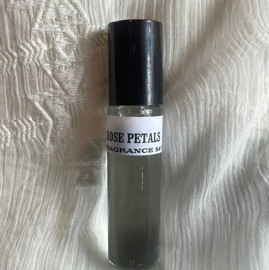 ROSE PETALS SCENTED ROLL- ON FRAGRANCE  100% Natural and Uncut!