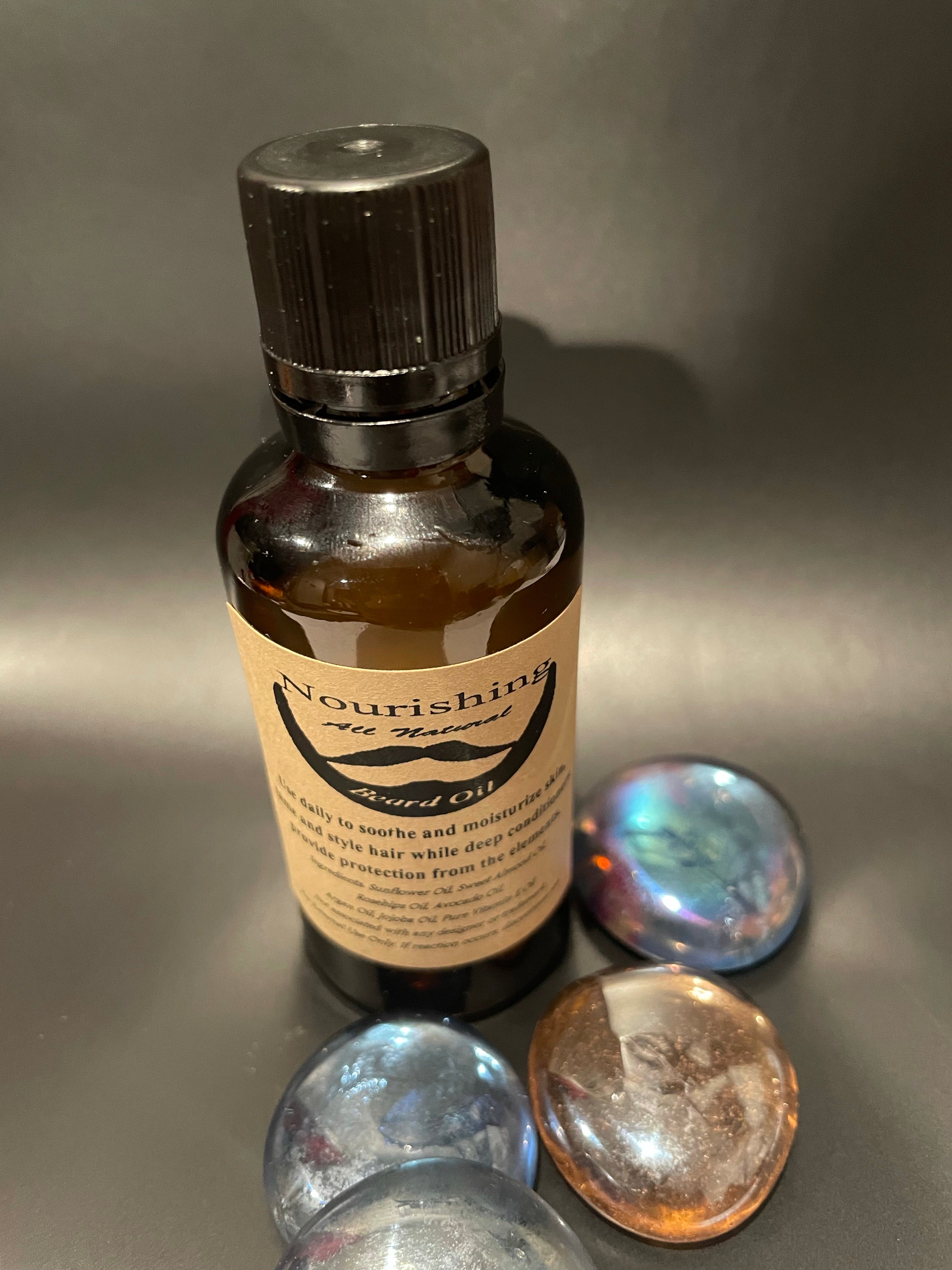 Unscented Natural Masculine Conditioning Beard Oil 1.7ml size